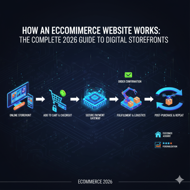how ecommerce website works